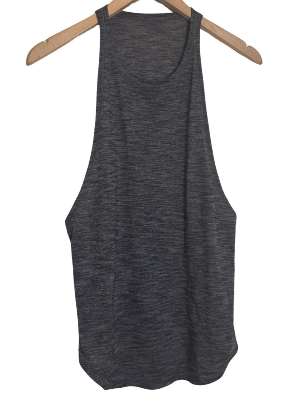 Lululemon All Tied Up Tank Gray Open Back Muscle Top Small